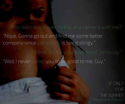 “You wanna ride over to Kay and Lamar_s with me?”