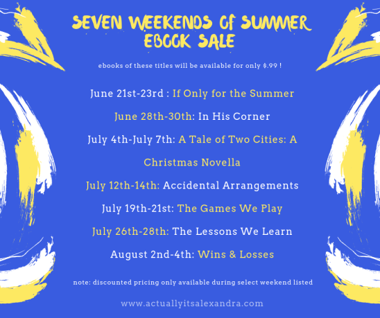Seven weeks of summer ebook sale